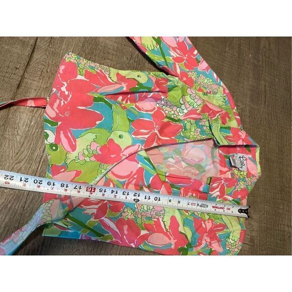 Message Lilly Pulitzer wrap blouse - Picture 3 of 4